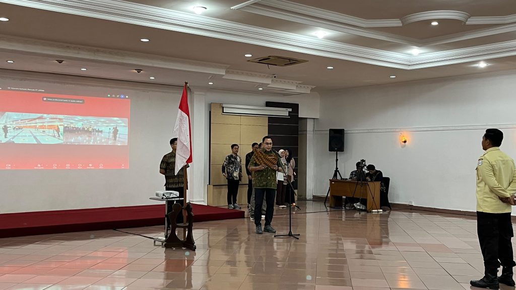 Pembacaan Amanat Menpora dalam Peringatan Hari Sumpah Pemuda LPP Agro Nusantara 
